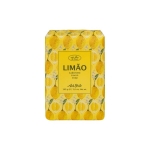Savon végétal à l'huile de coco fabriqué au Portugal, 160g couleur jaune