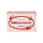 Savon végétal parfumé, toucher doux adapté à toutes les peaux, 150g couleur rose