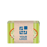 Savon végétal parfumé, toucher doux adapté à toutes les peaux, 150g avec zone d'impression