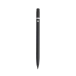 Stylo en aluminium recyclé avec gomme à effacer sans encre couleur noir