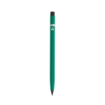 Stylo en aluminium recyclé avec gomme à effacer sans encre couleur vert
