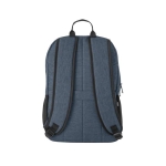 Sac à dos RPET avec poche rembourrée pour tablette 10,1” et PC 15,6” couleur bleu deuxième vue