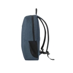 Sac à dos RPET avec poche rembourrée pour tablette 10,1” et PC 15,6” couleur bleu troisième vue