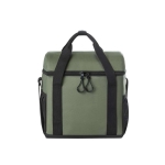 Sac thermique RPET 600D avec compartiment principal et capacité de 11L couleur vert foncé première vue