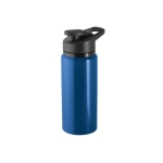 Bouteille de sport 660ml en alu recyclé avec fermeture ”flip top” couleur bleu marine