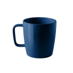 Tasse en céramique avec finition brillant et capacité de 450ml couleur bleu marine première vue