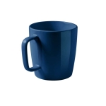 Tasse en céramique avec finition brillant et capacité de 450ml couleur bleu marine