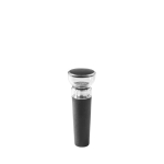 Bouchon de vin pour bouteilles avec mécanisme de fermeture sous vide couleur noir