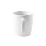Tasse en céramique blanche avec anse et fini brillant, 450ml couleur blanc deuxième vue