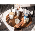 Bougie parfumée, verre avec couvercle en liège, fabriquée en UE, 80g vue d'ambiance