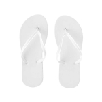 Tongs avec semelle personnalisable en sublimation, taille 36-39 couleur blanc première vue
