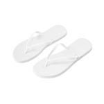 Tongs avec semelle personnalisable en sublimation, taille 36-39 couleur blanc