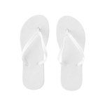 Tongs de plage disponibles en plusieurs couleurs en taille 40-43 couleur blanc première vue