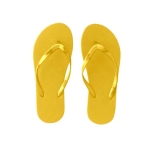 Tongs de plage disponibles en plusieurs couleurs en taille 40-43 couleur jaune première vue