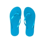 Tongs de plage disponibles en plusieurs couleurs en taille 40-43 couleur bleu ciel première vue