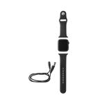 Smartwatch résistant à l'eau avec application HryFine intégrée couleur noir cinquième vue