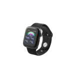 Smartwatch résistant à l'eau avec application HryFine intégrée couleur noir Huitième vue