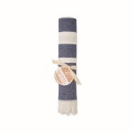Serviette SEAQUAL® en coton et polyester recyclés 300 g/m² 70x140cm couleur bleu septième vue