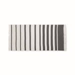 Serviette SEAQUAL® en coton et polyester recyclés 300 g/m² 70x140cm couleur gris deuxième vue