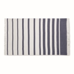 Serviette SEAQUAL® en coton et polyester recyclés 300 g/m² 100x170cm couleur bleu deuxième vue