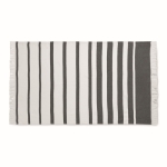 Serviette SEAQUAL® en coton et polyester recyclés 300 g/m² 100x170cm couleur gris deuxième vue