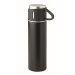 Thermos en acier inoxydable de 420 ml avec bouchon gobelet de 150 ml couleur noir