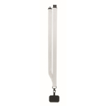 Lanyard en polyester avec attache de sécurité pour le téléphone couleur blanc neuvième vue
