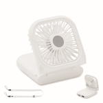Ventilateur pliable pour bureau ou ordinateur portable à 4 vitesses couleur blanc
