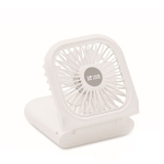 Ventilateur pliable pour bureau ou ordinateur portable à 4 vitesses vue avec zone d'impression