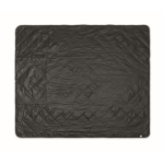 Couverture pique-nique matelassée en PEVA convertible en sac à anses couleur bleu septième vue