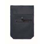 Sac à dos roll top pour ordinateur 15'' en polyester couleur bleu septième vue