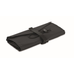 Organisateur de sac enroulable en RPET 3 compartiments et vanity case couleur noir deuxième vue