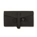 Organisateur de sac enroulable en RPET 3 compartiments et vanity case couleur noir neuvième vue