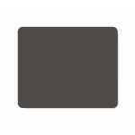 Tapis de souris rectangulaire noir en matériau recyclé couleur noir cinquième vue