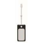 Powerbank avec dragonne et câble USB à prise de type-C 10 000 mAh couleur blanc neuvième vue