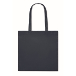 Sac de shopping en RPET non tissé à longues anses 80 g/m² couleur bleu deuxième vue