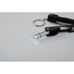 Couteau pliant 10 fonctions avec lampe torche et pochette couleur noir quatrième vue photographique