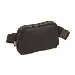 Sac banane en RPET avec poche arrière invisible couleur noir