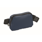 Sac banane en RPET avec poche arrière invisible couleur bleu