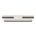 Panier de pique-nique pliable en silicone convertible en plateau 16L couleur blanc septième vue