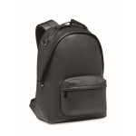Sac à dos pour ordinateur 15'' en cuir synthétique avec poche avant couleur noir