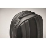 Sac à dos pour ordinateur 15'' en cuir synthétique avec poche avant couleur noir troisième vue photographique