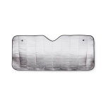Pare-soleil pliable pour voiture avec mousse intérieure de 2 mm couleur argenté mat deuxième vue