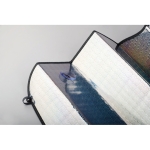 Pare-soleil pliable pour voiture avec mousse intérieure de 2 mm couleur argenté mat quatrième vue photographique