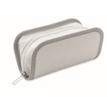Set de toilette pour bébé 6 pièces dans un étui à fermeture éclair couleur blanc deuxième vue