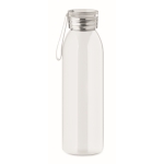 Bouteille en inox avec couvercle et anse en silicone assortie 650 ml couleur blanc quatrième vue