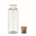 Bouteille Tritan Renew™ avec bouchon rond en liège 500 ml couleur transparent troisième vue