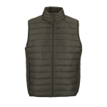 Gilet sans manche en duvet homme SOL'S Stream 280 g/m² couleur vert militaire