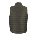 Gilet sans manche en duvet homme SOL'S Stream 280 g/m² couleur vert militaire vue arrière