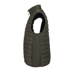 Gilet sans manche en duvet homme SOL'S Stream 280 g/m² couleur vert militaire vue latérale